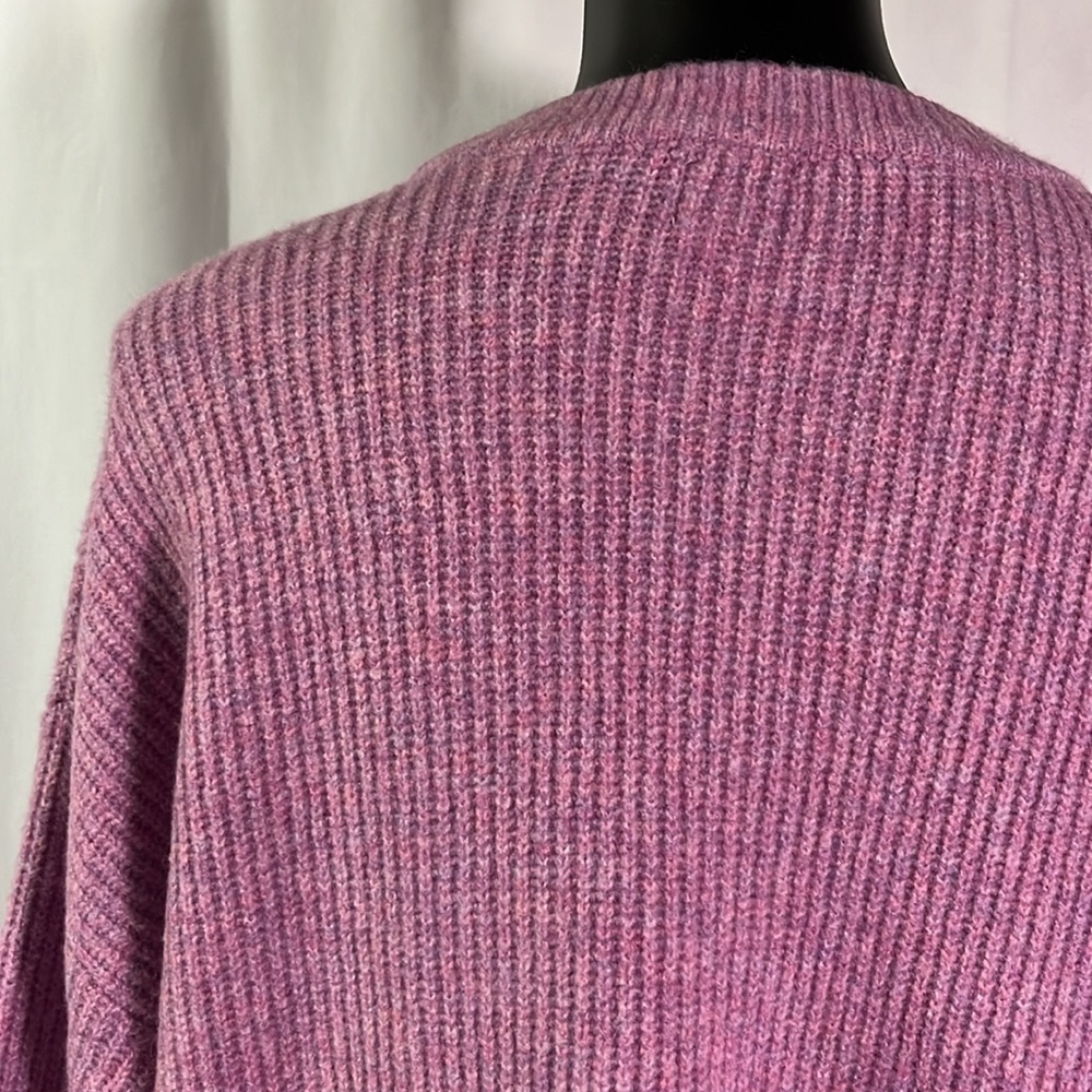 NWT A New Day Purple Embroiderd Ciao Ciao Long Sleeve Crewneck Sweater - Picture 12 of 16